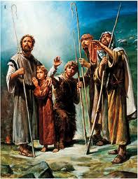 Shepherds in the field